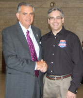 Photo of Co-Founder Jeffrey Jacobson and Secretary LaHood courtesy of Susan Etter.